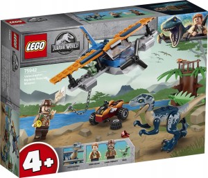 LEGO Jurassic World 75942 Welociraptor: na ratunek dwupłatowcem