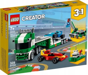 LEGO Creator 3 w 1 31113 Laweta z wyścigówkami
