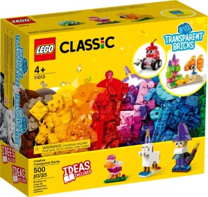 LEGO Classic 11013 Kreatywne przezroczyste klocki