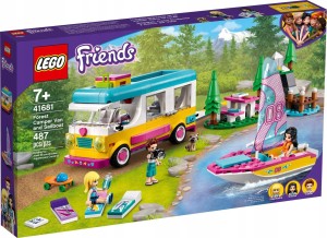 LEGO Friends 41681 Leśny mikrobus kempingowy i żaglówka