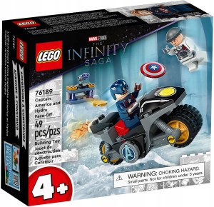 LEGO Super Heroes 76189 Kapitan Ameryka i pojedynek z Hydrą