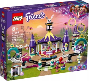 LEGO Friends 41685 Magiczne wesołe miasteczko z kolejką górską