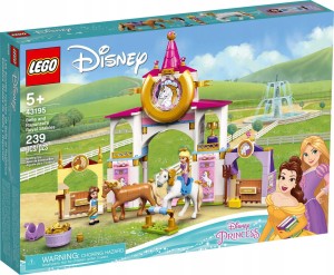 LEGO Disney 43195 Królewskie stajnie Belli i Roszpunki