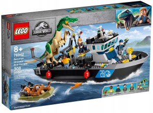 LEGO Jurassic World 76942 Barionyks i ucieczka łodzią