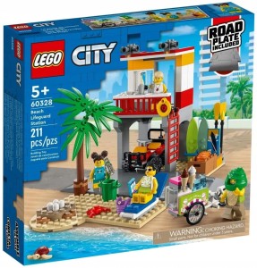 LEGO City 60328 Stanowisko ratownicze na plaży