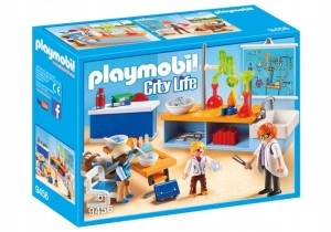PLAYMOBIL CITY LIFE 9456 SALA DO LEKCJI CHEMII