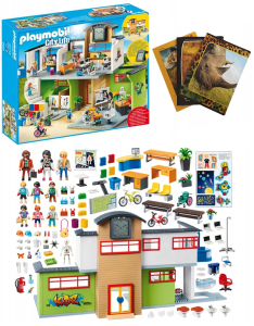 PLAYMOBIL CITY 9453 DUŻA SZKOŁA Z WYPOSAŻENIEM + ZESZYT GRATIS