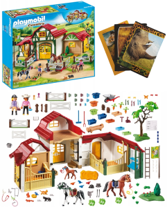 PLAYMOBIL KLOCKI 6926 Duża stadnina koni + GRATIS ZESZYT