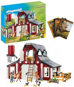 PLAYMOBIL 9315 GOSPODARSTWO ROLNE Z SILOSEM FARMA + GRATIS ZESZYT