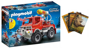 PLAYMOBIL 9466 TERENOWY WÓZ STRAŻACKI CITY ACTION + ZESZYT GRATIS