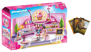 PLAYMOBIL 9080 KAWIARNIA CUPCAKE + GRATIS ZESZYT