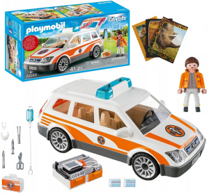 PLAYMOBIL 70050 SAMOCHÓD RATOWNICZY ZE ŚWIATŁEM + GRATIS ZESZYT