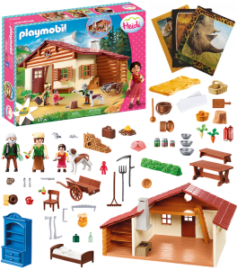 PLAYMOBIL 70253 HEIDI I DZIADEK W GÓRSKIEJ CHACIE + GRATIS ZESZYT