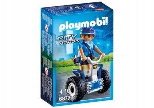 PLAYMOBIL 6877 POLICJANTKA NA BALANCE-RACER