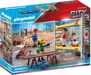 PLAYMOBIL 70446 ROBOTNICY Z RUSZTOWANIEM CITY