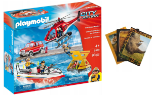 PLAYMOBIL 9319 STRAŻACKA MISJA RATUNKOWA KLOCKI + GRATIS ZESZYT
