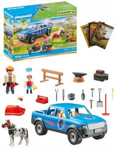 PLAYMOBIL COUNTRY 70518 MOBILNY KOWAL DLA KONI + GRATIS ZESZYT