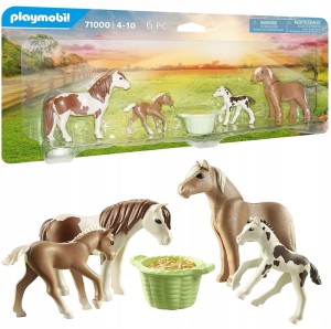 PLAYMOBIL 71000 Dwa konie islandzkie ze źrebakiem