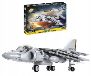 KLOCKI COBI 5809 SAMOLOT AV-8B HARRIER II PLUS