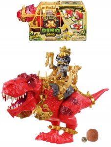 TREASUREX DINO GOLD DINOZAUR T-REX COBI 16POZIOMÓW