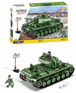 KLOCKI COBI 2555 RADZIECKI CZOŁG CIĘŻKI KV-1 KW-1