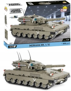 KLOCKI COBI 2621 IZRAELSKI CZOŁG MERKAVA MK. I/II