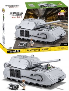 KLOCKI COBI 2559 LEGENDARNY CZOŁG PANZER VIII MAUS