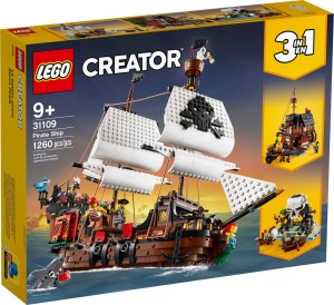 LEGO Creator 3 w 1 31109 Statek piracki