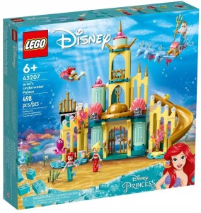 LEGO Disney 43207 Podwodny pałac Arielki