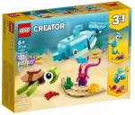 LEGO Creator 3 w 1 31128 Delfin i żółw