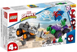 LEGO Super Heroes 10782 Hulk kontra Rhino - starcie pojazdów