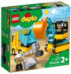 LEGO Duplo 10931 Ciężarówka i koparka gąsienicowa