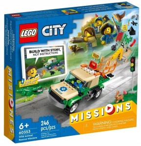 LEGO 60353 City Misja ratowania dzikich zwierząt 6+