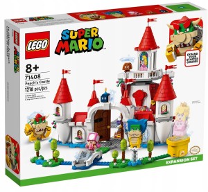 LEGO 71408 Super Mario Zamek Peach - zestaw rozszerzający 8+