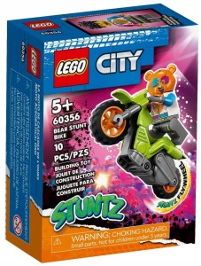 LEGO CITY 60356 Motocykl kaskaderski niedźwiedziem
