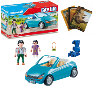 PLAYMOBIL 70285 TATA I DZIECKO W KABRIOLECIE CITY + ZESZYT