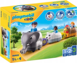 PLAYMOBIL 70405 MÓJ PIERWSZY POCIĄG 1.2.3 KLOCKI
