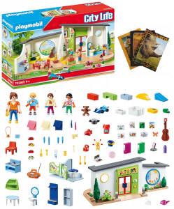KLOCKI PLAYMOBIL 70280 PRZEDSZKOLE TĘCZA CITY LIFE + ZESZYT