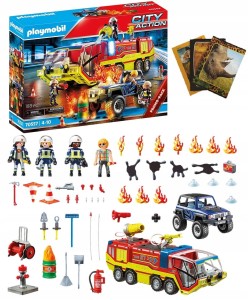 PLAYMOBIL 70557 AKCJA STRAŻY POŻARNEJ Z POJAZDEM+% + GRATIS ZESZYT