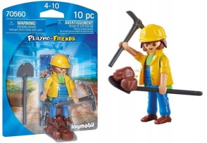 KLOCKI PLAYMOBIL 70560 FIGURKA PRACOWNIK BUDOWY %