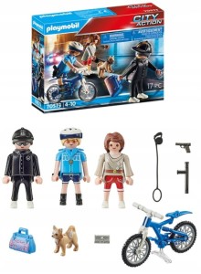PLAYMOBIL 70573 POŚCIG ROWEREM POLICYJNYM POLICJA
