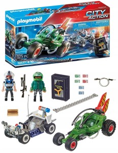 PLAYMOBIL Policyjny gokart Figurki Pojazd 70577