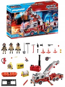 PLAYMOBIL WÓZ STRAŻACKI US TOWER LADDER 70935