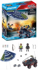 PLAYMOBIL 70781 Policyjny spadochron Pościg