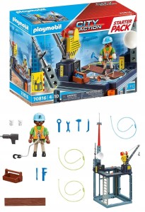 Playmobil 70816 Plac budowy z wciągarką linową