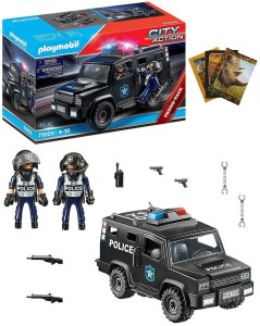 PLAYMOBIL POLICJA POJAZD TRUCK SWAT 71003 + GRATIS ZESZYT