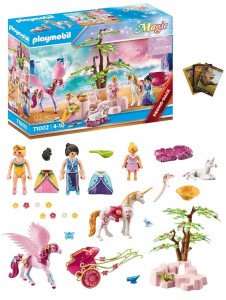 PLAYMOBIL POWÓZ JEDNOROŻCA Z PEGAZEM KLOCKI 71002 + GRATIS ZESZYT