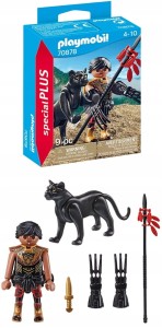 PLAYMOBIL 70878 WOJOWNIK Z PANTERĄ