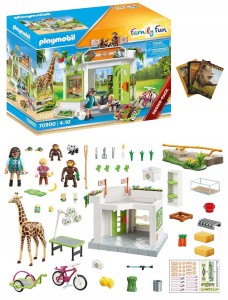 PLAYMOBIL LECZNICA ZWIERZĄT W ZOO ZESTAW 70900 4+ GRATIS ZESZYT