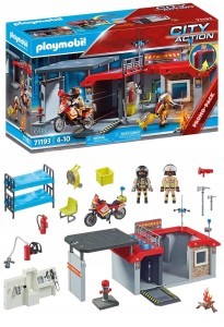 PLAYMOBIL 71193 REMIZA STRAŻACKA